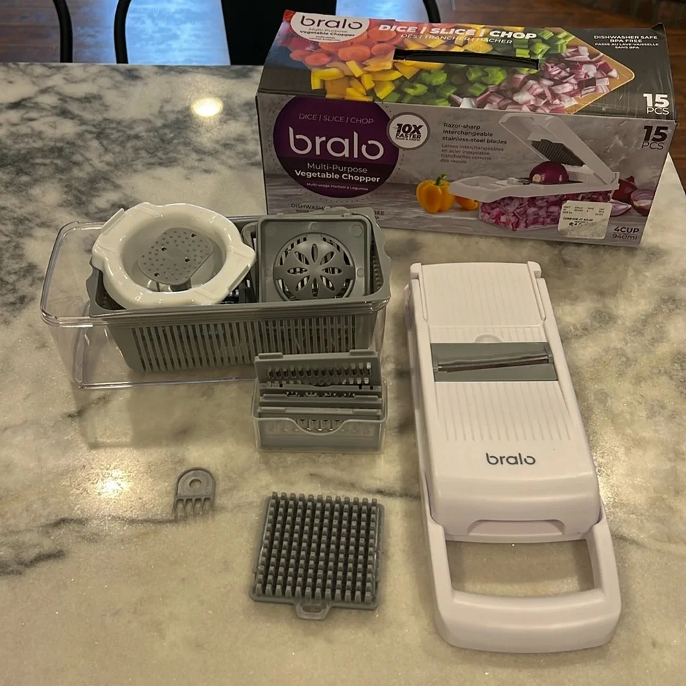 Bralo multi- purpose vegetable chopper NWOT